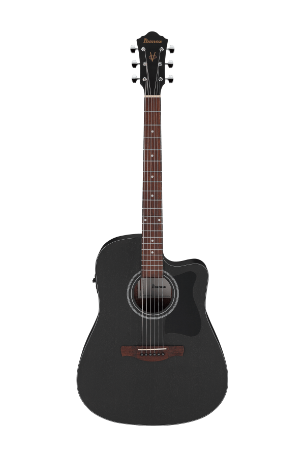 Ibanez V44CE-WK ozvučena akustična gitara Weathered Black Open Pore finiŠ