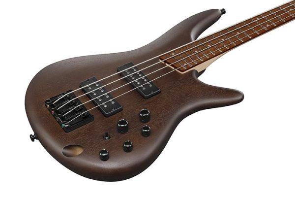 Ibanez SR300EB-WNF bas gitara u ležećem položaju – elegantan dizajn i detalji