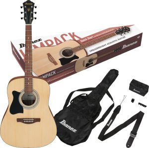 Ibanez V50LNJP-OPN levoruka akustična gitara sa kompletnim priborom za početnike