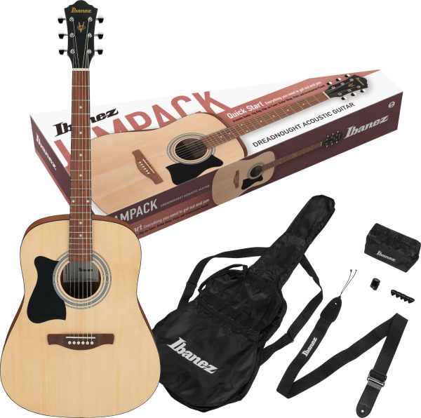 Ibanez V50LNJP-OPN levoruka akustična gitara sa kompletnim priborom za početnike