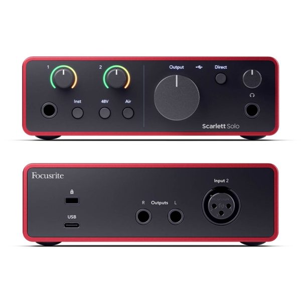 Focusrite Scarlett Solo 4th Gen – USB audio interfejs za snimanje i produkciju - Slika 3