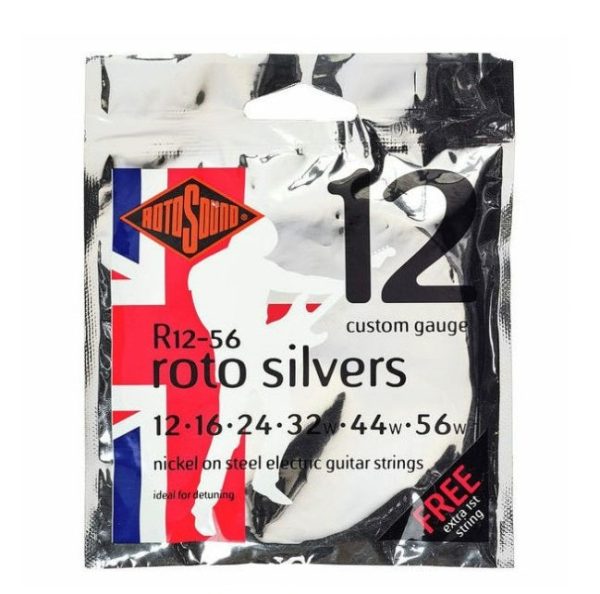 Rotosound R12 Silvers 12-56 Nickel Strings Žice za električnu gitaru - Slika 3