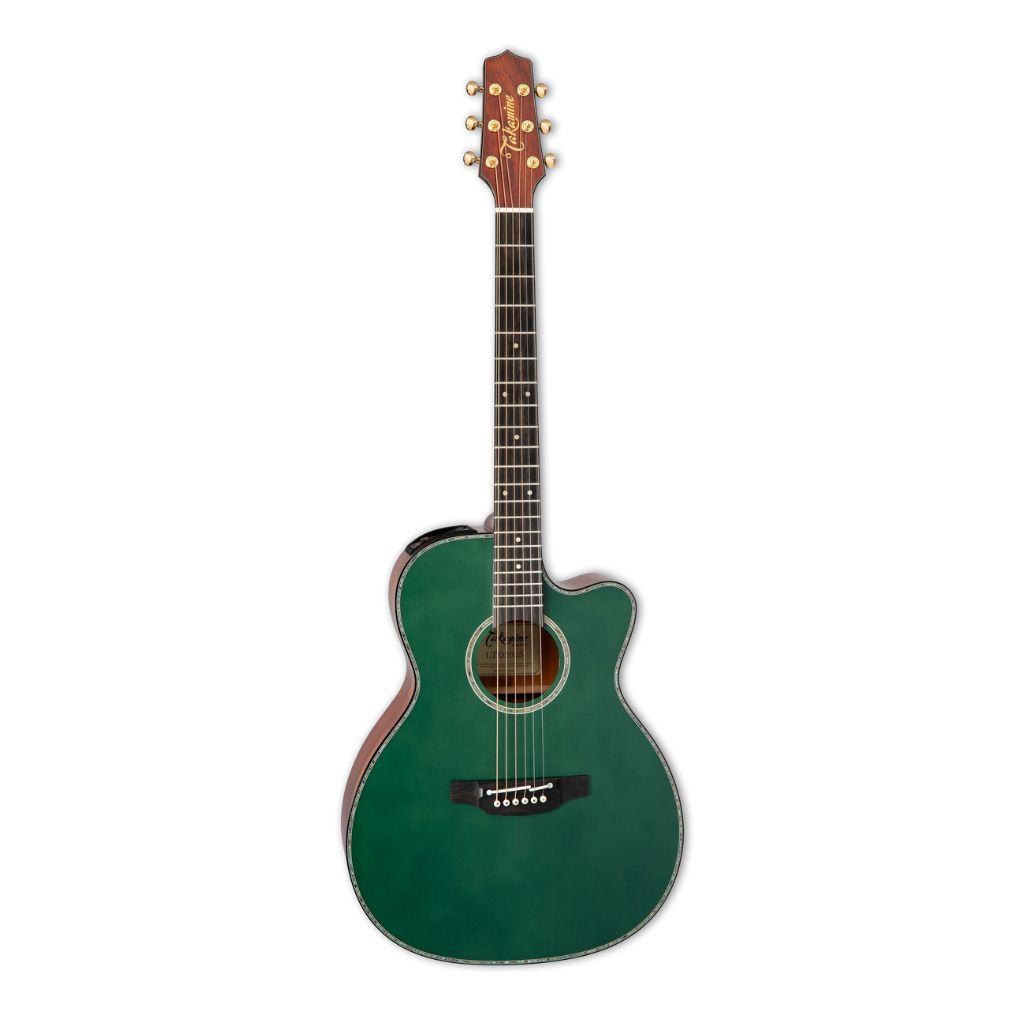 Takamine OM Cutaway elektro-akustična gitara, Antique Evergreen High-Gloss