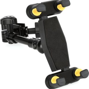 Hercules GD307B 2-u-1 držač za tablet i telefon – stabilan držač za mikrofonske stalkove i kvadratne cevi, sa kuglastim zglobom i navojem za kameru