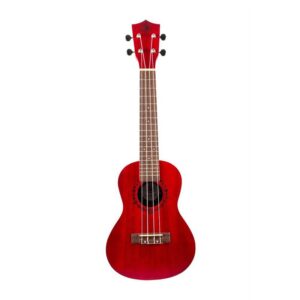 Bumblebee BUC23 RD Concert Ukulele – crveni ukulele srednje veličine sa 4 nylon strune.