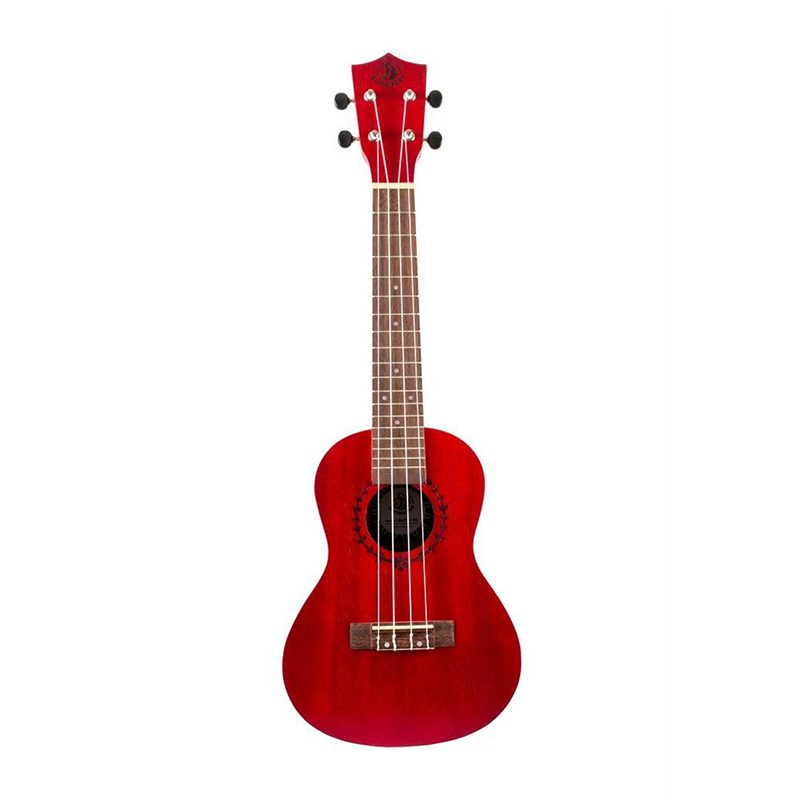 Bumblebee BUC23 RD Concert Ukulele – crveni ukulele srednje veličine sa 4 nylon strune.