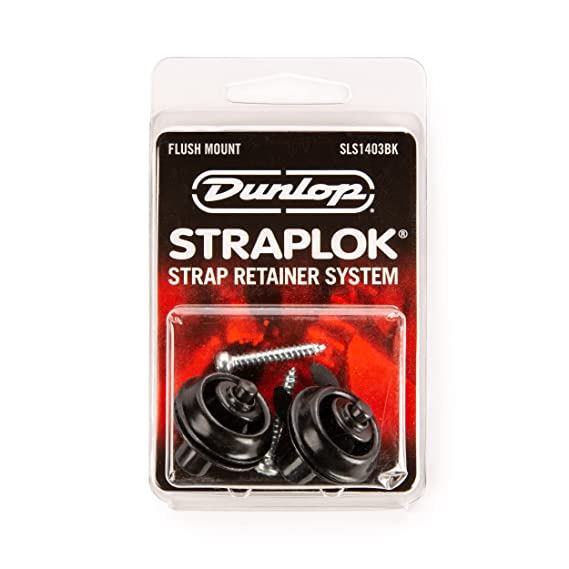 Dunlop SLS1403BK straplok dugme za kačenje kaiša za električnu i bas gitaru crno