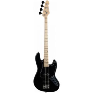 Veston JB-BK Jazz Bass električna bas gitara crna