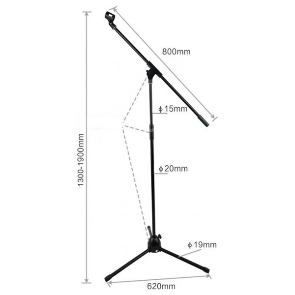 Veston MS002 mikrofonski stalak komplet sa držačem