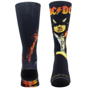 Perri’s AC/DC Black Dye Sublimation Special Edition čarape - Mix Music Company prodavnica muzičkih instrumenata