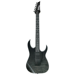 Električna gitara Ibanez GRG120QASP-BKF u mat crnoj boji sa Quilted topom