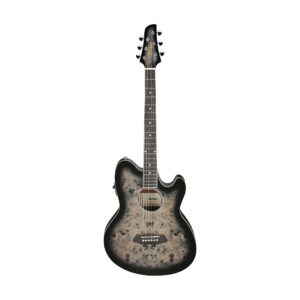 Elektro-akustična gitara Ibanez TCY10PA-BKB prednja strana