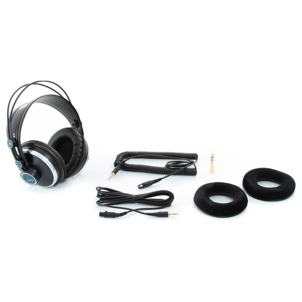 AKG K271 MKII profesionalne zatvorene studijske slušalice crno-srebrne boje sa odvojivim kablom i zamenljivim velur jastučićima