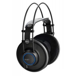 AKG K702 profesionalne otvorene studijske slušalice tamnoplave boje sa kožnom trakom i odvojivim mini-XLR kablom