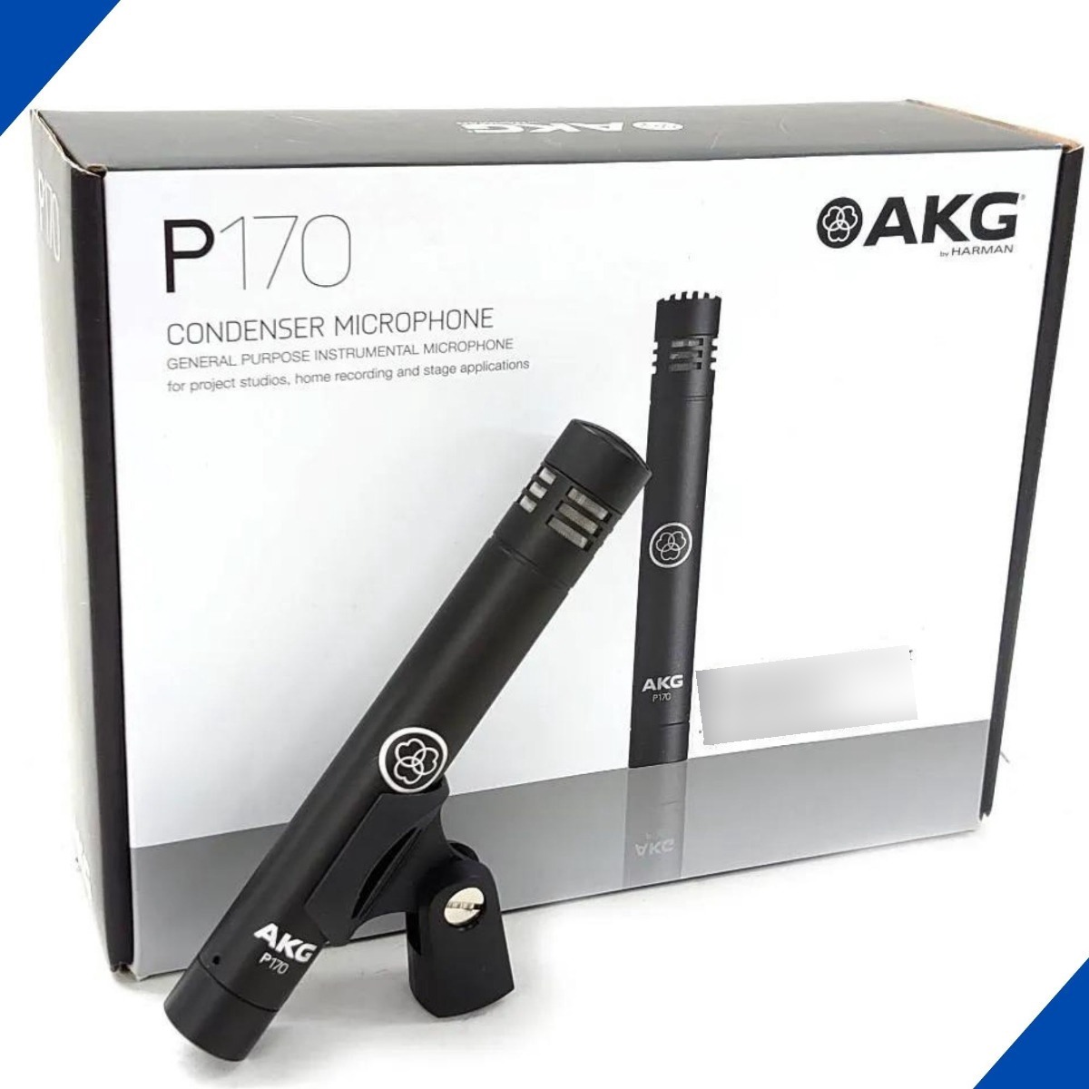 AKG P170 Profesionalni instrumentalni kondenzatorski mikrofon - Project Studio - Slika 4