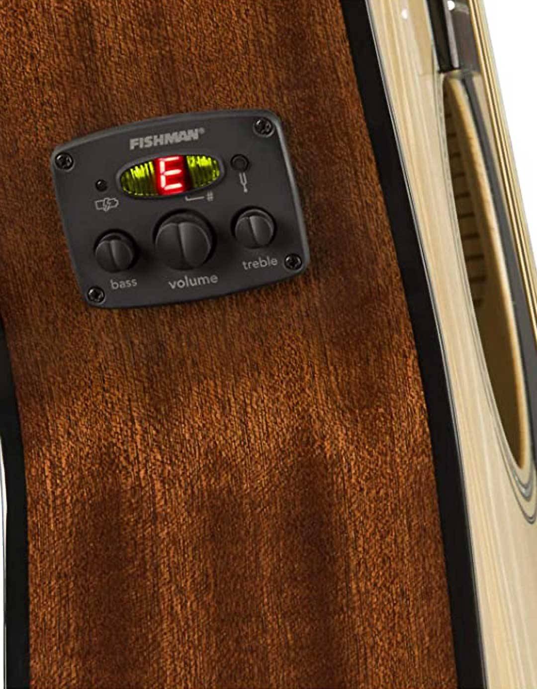 Fender CC-60SCE Concert Walnut Fingerboard Natural Elektro-Akustična Gitara - Slika 5