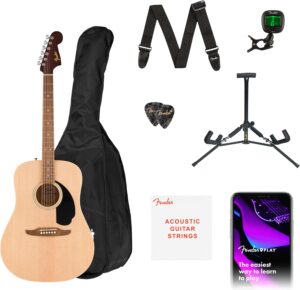 Fender California Debut Redondo Pack Natural akustična gitara sa paketom opreme