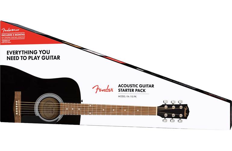 Fender FA-115 Dreadnought Pack V2 Walnut Fingerboard Black Akustični Paket - Slika 4