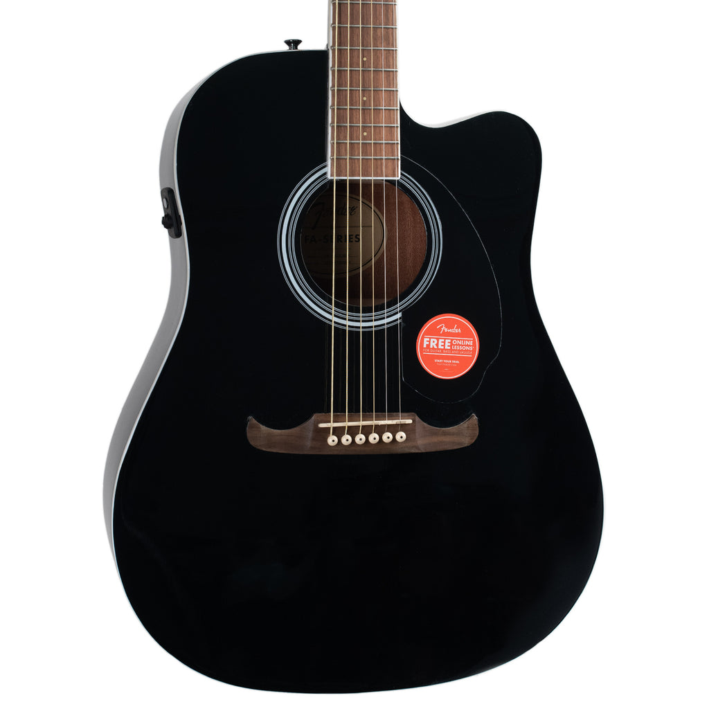 Fender FA-125CE Dreadnought Walnut Fingerboard Black Elektro-Akustična Gitara - Slika 4
