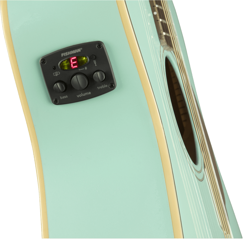 Fender Malibu Player WN Aqua Splash Elektro-Akustična Gitara - Slika 7