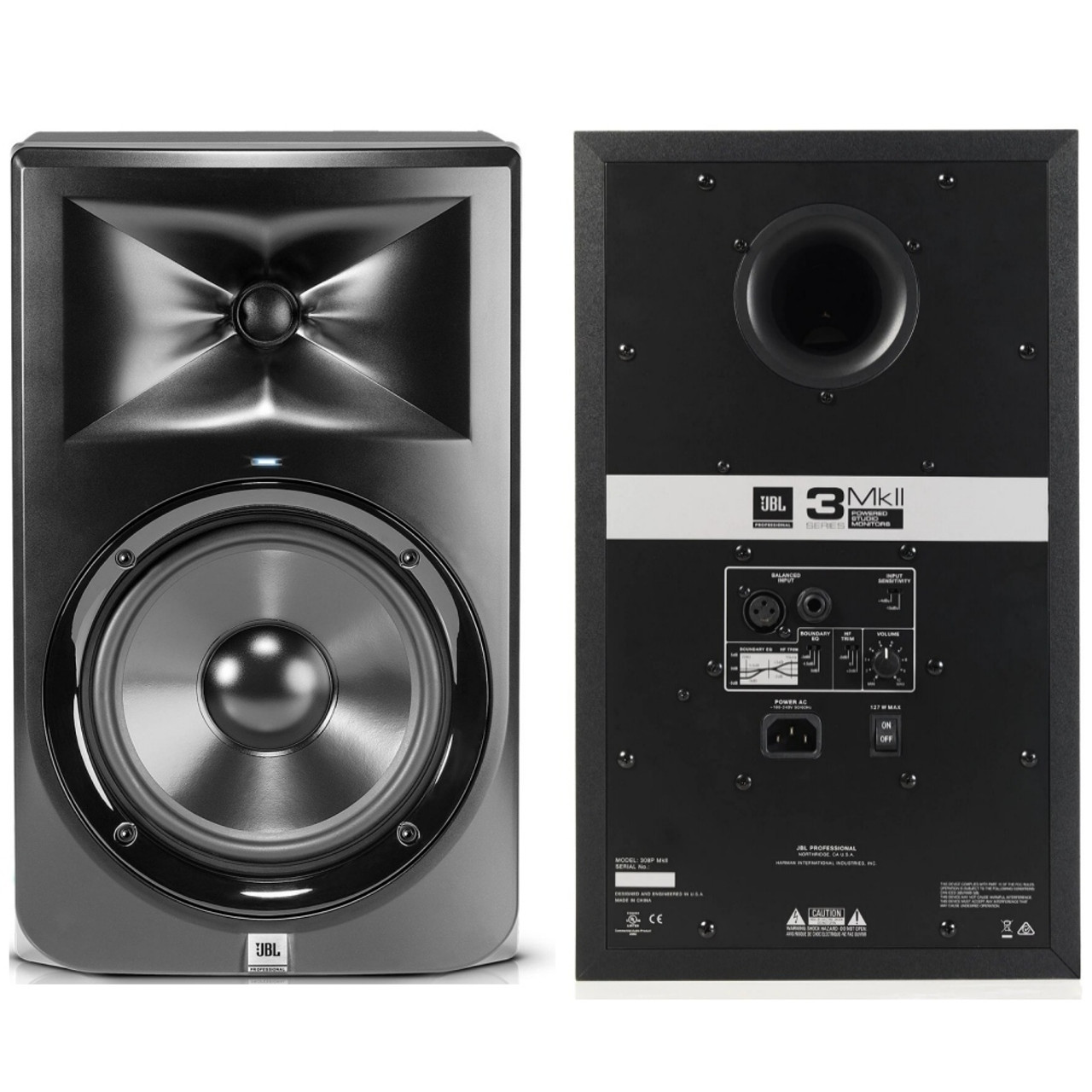 JBL 308P MkII Profesionalni aktivni dvosmerni studijski monitor (Jedan komad) - Slika 6