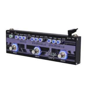 Rowin DAP-2 Echo-Ensemble-Overdrive kompaktna multi-efekt pedala sa tri prekidača
