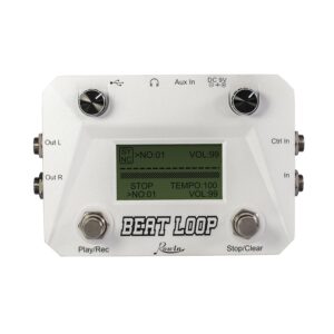 Rowin LBL-01 Beat Loop kompaktna gitarska pedala looper i drum machine sa ekranom i potenciometrima
