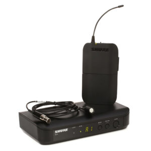 Shure BLX14E-H8E profesionalni bežični instrumentalni sistem sa BLX4 prijemnikom i BLX1 džepnim predajnikom za pojas