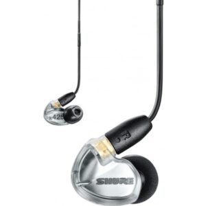 Shure SE425-CL-EFS prozirne dvosistemske in-ear profesionalne monitorske slušalice sa odvojivim kablom i priborom