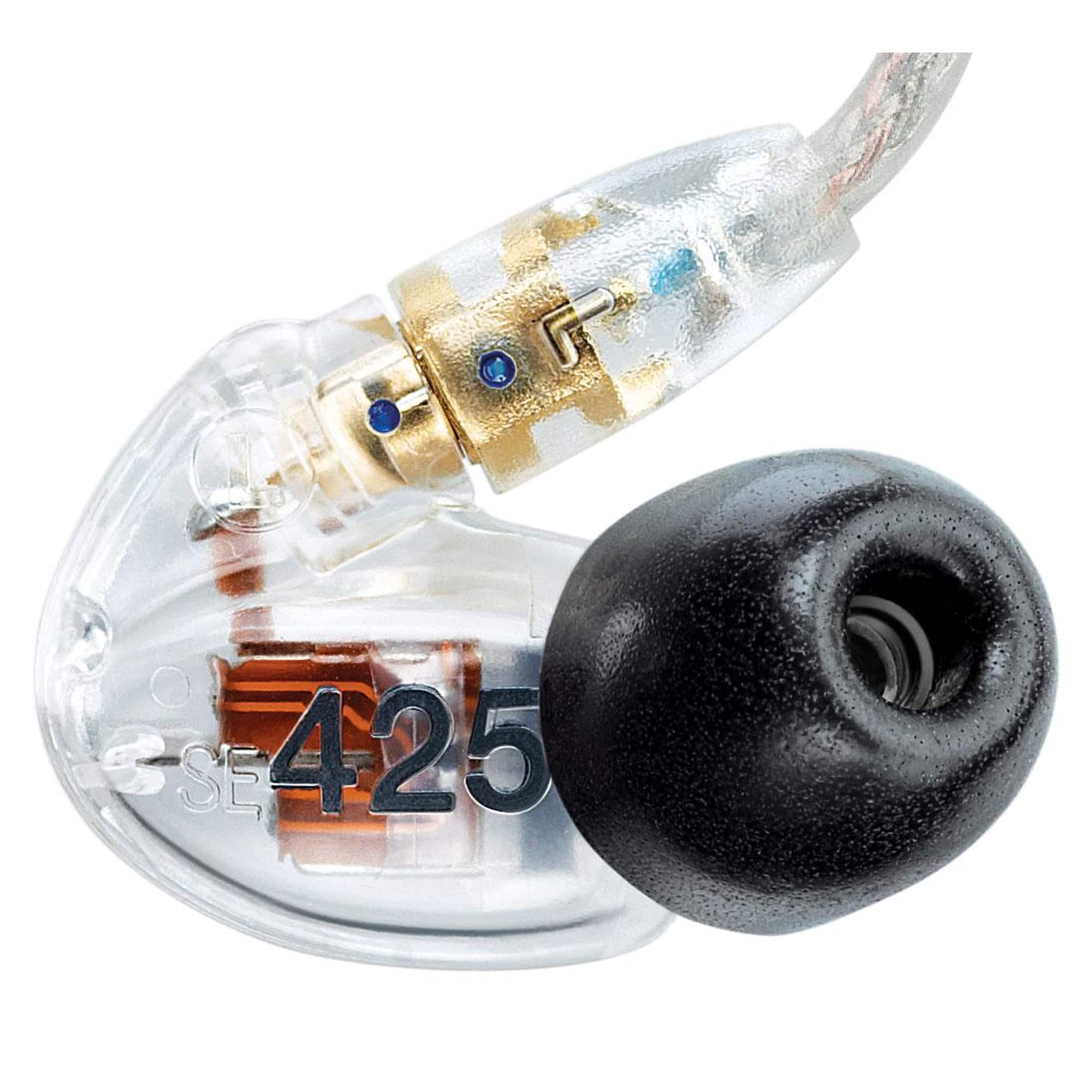 SHURE SE425-CL-EFS Profesionalne Sound Isolating dual-driver in-ear monitorske slušalice (Prozirna boja) - Slika 3