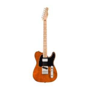 Squier by Fender Affinity Series Telecaster FMT SH MN električna gitara u Mocha finišu od rebrastog javora sa javorovim prstohvatom i jednim hambakerom