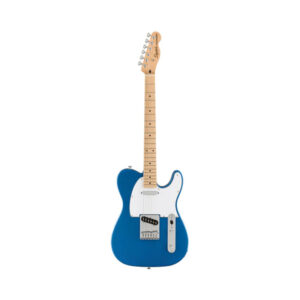 Squier by Fender Affinity Series Telecaster LRL električna gitara u Lake Placid Blue plavoj boji sa laurel prstohvatom i belom zaštitnom pločom