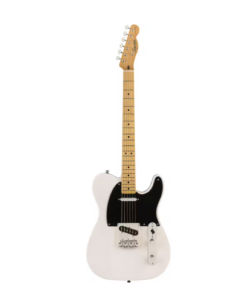 Squier by Fender Classic Vibe '50s Telecaster MN električna gitara u polu-transparentnoj White Blonde boji sa javorovim vratom, crnom maskom i dva singl-cojl magneta