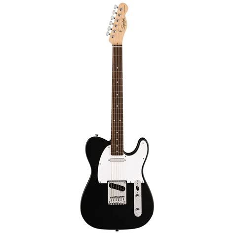 Squier by Fender Debut Series Telecaster električna gitara u crnoj boji (Black) sa belom okidnom pločom i laurel prstohvatom