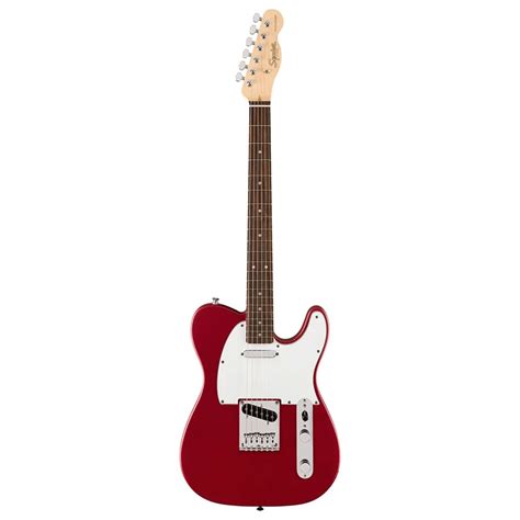 Squier by Fender Debut Series Telecaster električna gitara u Dakota Red crvenoj boji sa belom okidnom pločom i laurel prstohvatom
