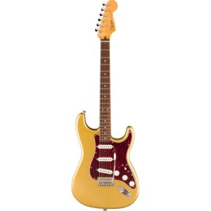 Squier by Fender FSR Classic Vibe '60s Stratocaster LRL električna gitara u zlatnoj Aztec Gold boji sa tortoiseshell maskom i tri singl-cojl magneta