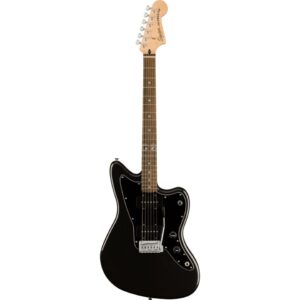 Squier by Fender Limited Edition Affinity Series Jaguar LRL električna gitara u Metallic Black metalik crnoj boji sa lovorovim prstohvatom