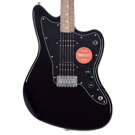 SQUIER by FENDER Limited Edition Affinity Series™ Jaguar® LRL Metallic Black Električna gitara - Slika 3