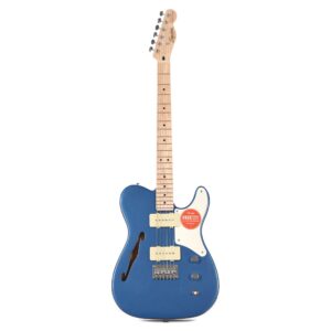 Squier by Fender Paranormal Cabronita Telecaster Thinline MN električna gitara sa javorovim prstohvatom, Fender Designed Alnico magnetima i Parchment maskom