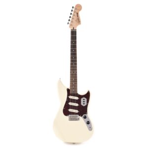 Squier by Fender Paranormal Cyclone LRL električna gitara u Pearl White biserno beloj boji sa tortoiseshell zaštitnom pločom od kornjačevine i tri magneta