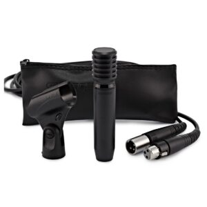 Shure PGA81-XLR profesionalni kondenzatorski instrumentni mikrofon tankog dizajna u crnoj boji sa originalnim XLR kablom i priborom
