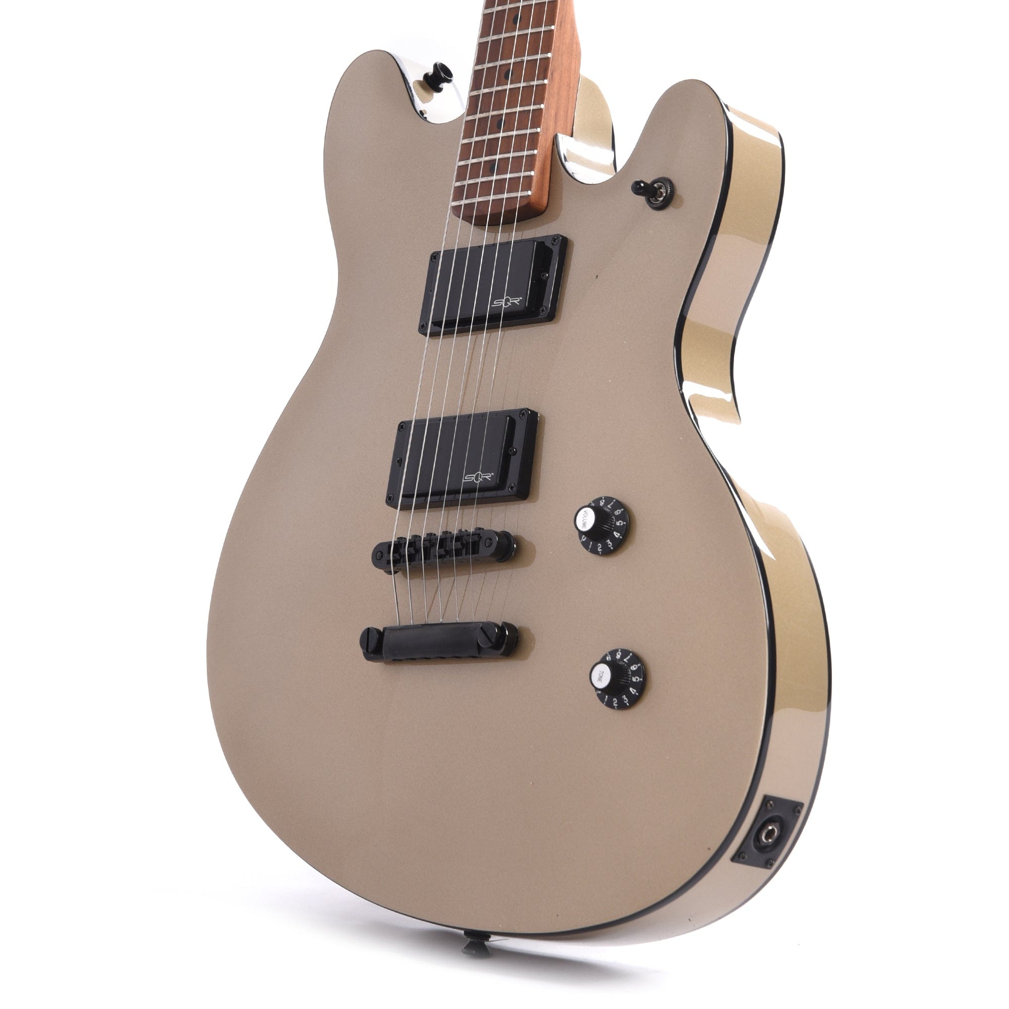 Squier By Fender Contemporary Active Starcaster Roasted Maple Fingerboard Shoreline Gold Električna Gitara - Slika 3