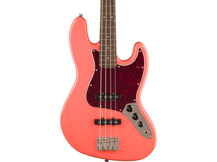 Squier by Fender Classic Vibe '60s Jazz Bass LRL TSPG Tahitian Coral - Slika 3