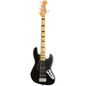 Squier by Fender Classic Vibe '70s Jazz Bass V MN Black bas gitara