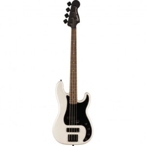 Squier by Fender Contemporary Active Precision Bass PH LRL BPG Pearl White bas gitara