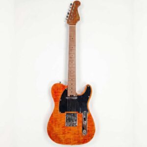 Wakertone WT-1 ORG električna gitara Telecaster oblika u narandžastoj Orange boji sa belim pickguard-om i hromiranim hardverom