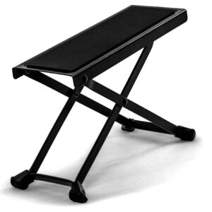 Wakertone FS002 podesiva crna metalna klupica za nogu za svirače klasične gitare