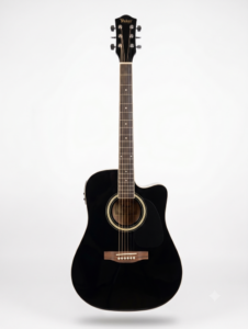 VAKER VG41C EQ BK ozvučena akustična gitara crna