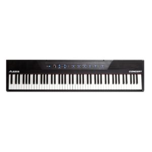 Alesis Concert prenosivi digitalni klavir sa 88 poluotežanih dirki u crnoj boji