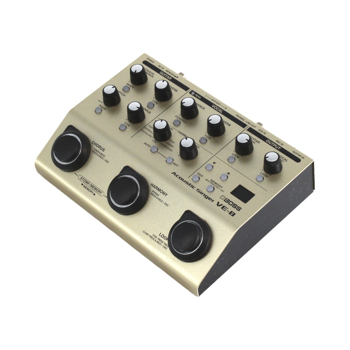 Boss VE-8 Acoustic Singer - Vokalni i Gitarski Procesor sa Efektima i Looper-om - Slika 4
